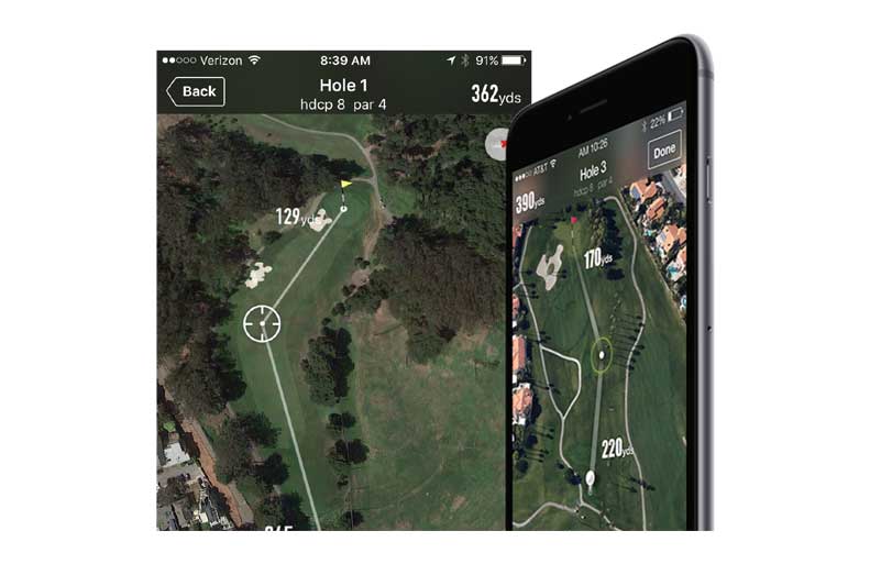 GPS 18Birdies Interface