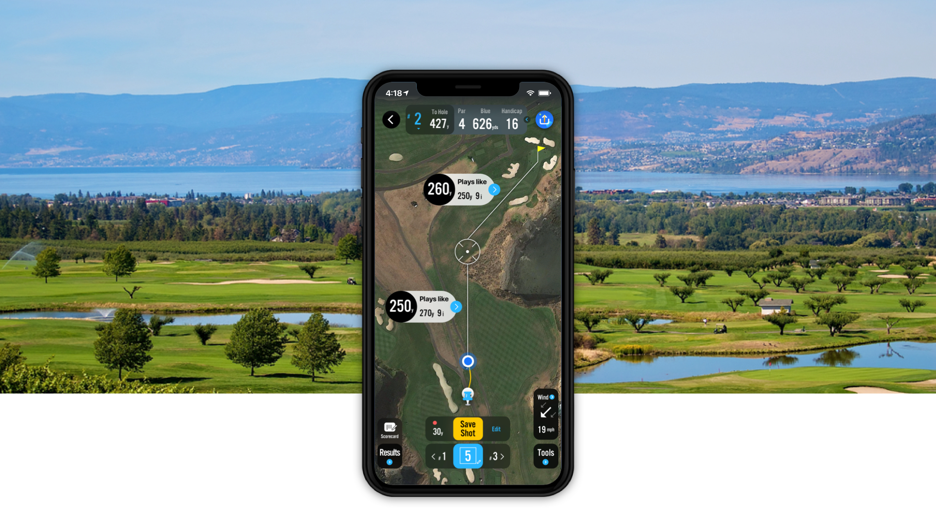 In our latest release, we've made a few updates to improve the overall experience,including your distance from the tee box and the GPS screen. We've also made it easier to track one shot to the next, and a way to make suqick edits to narrow in your shot distance accuracy.
