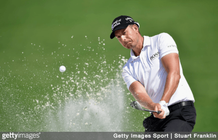 Henrik Stenson chipping bunker